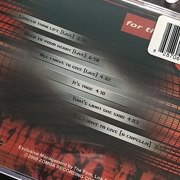 Backstreet Boys: For The Fans CD1, 2000, Factory Sealed RARE Collectable - Picture 4 of 6